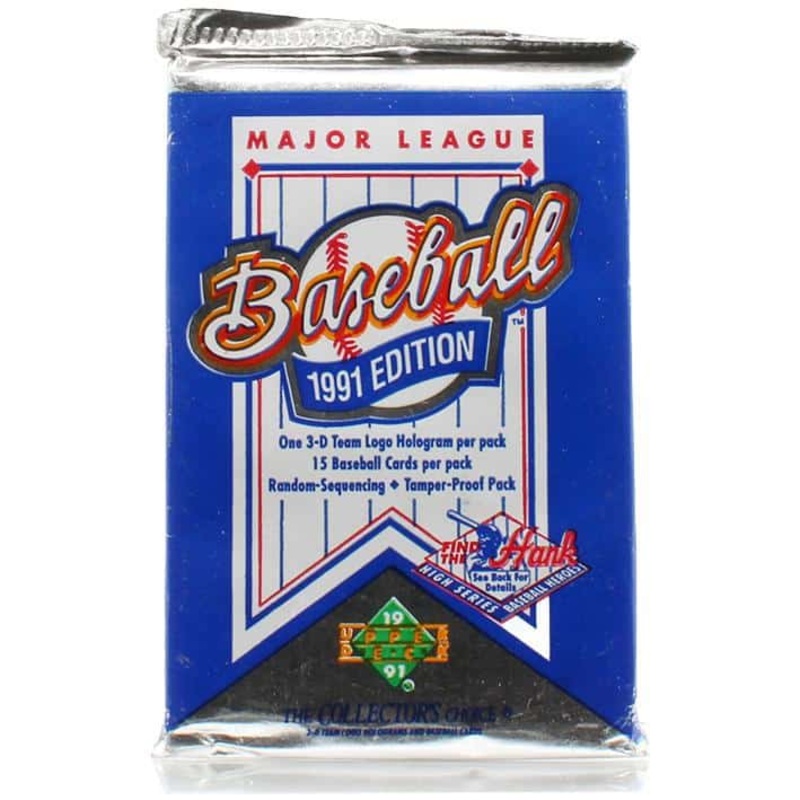 1991 Upper Deck Major League Baseball Cards