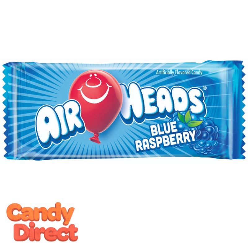 Blue Raspberry Airheads Mini Bars – 5lb Bulk