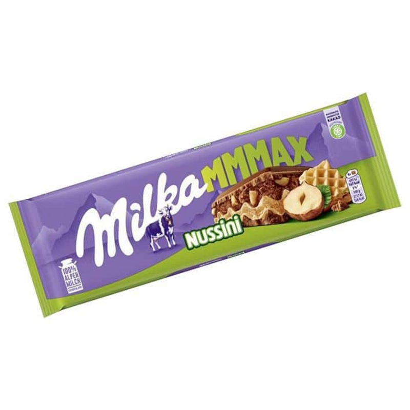 Milka MMMAX Nussini (Hazelnut & Wafer)  270g Bar