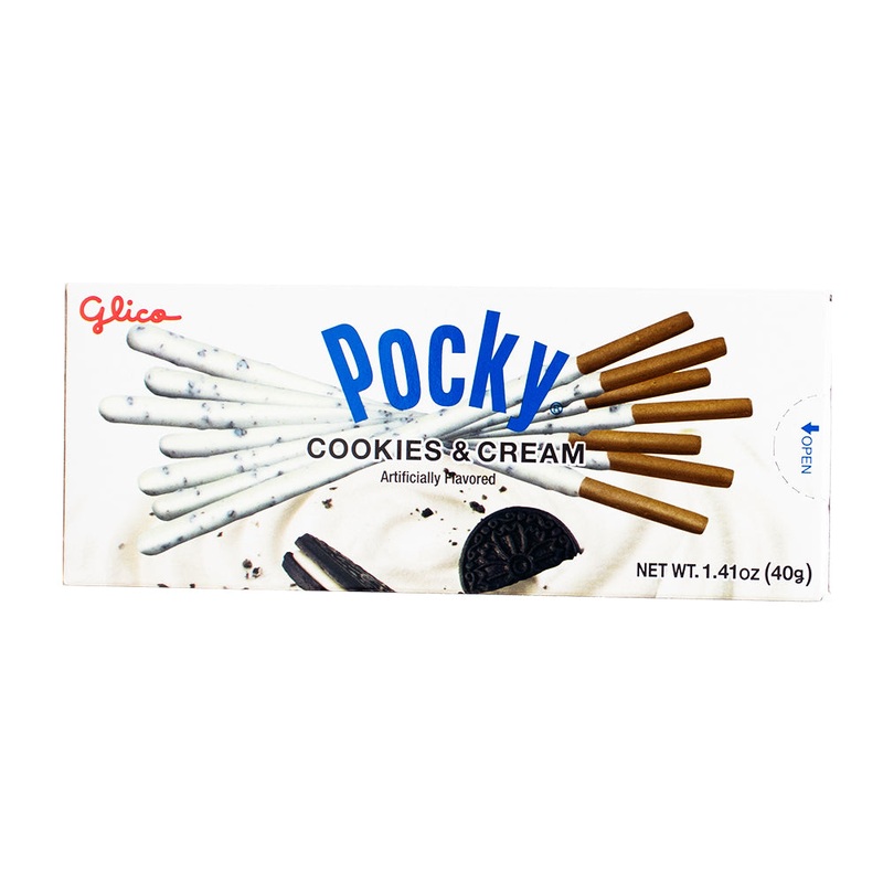 Pocky Cookies & Cream Biscuit Sticks – 1.41oz