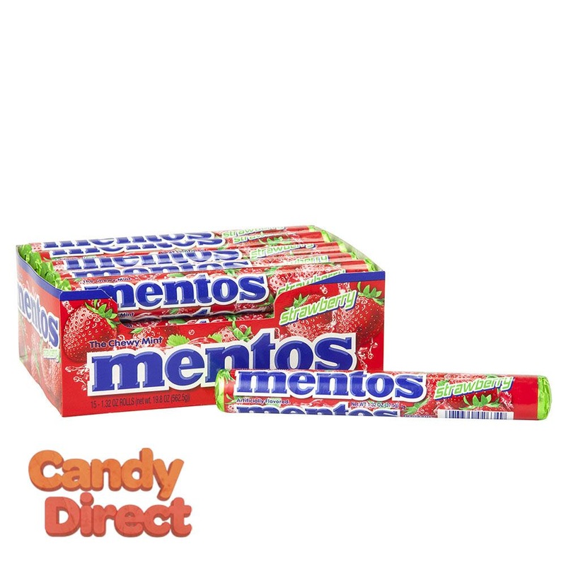 Strawberry Mentos Rolls – 15ct