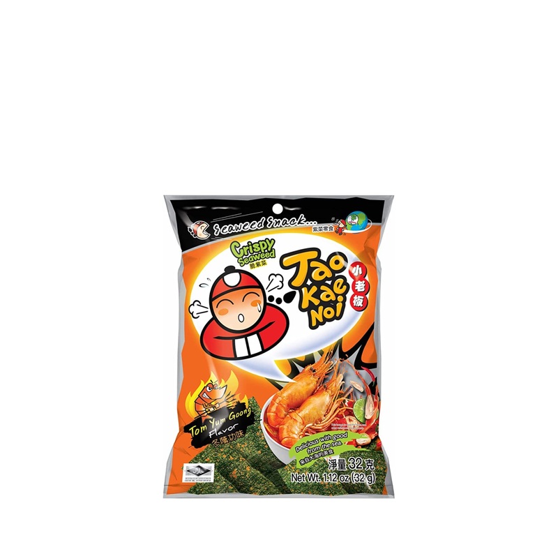 TAO KAE NOI CRISPY SEAWEED TOM YUM GOONG 32.5GM