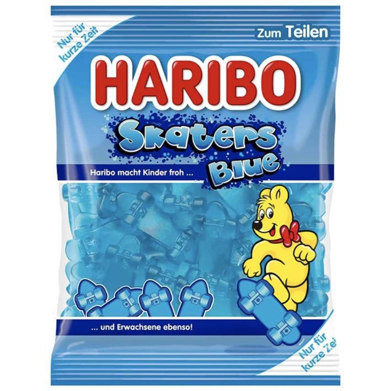 German Haribo Skaters Blue  Limited Edition