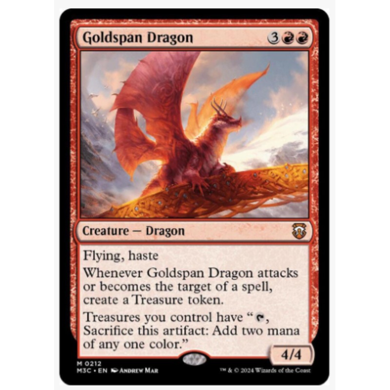 Goldspan Dragon – Commander: Modern Horizons 3 – #0212