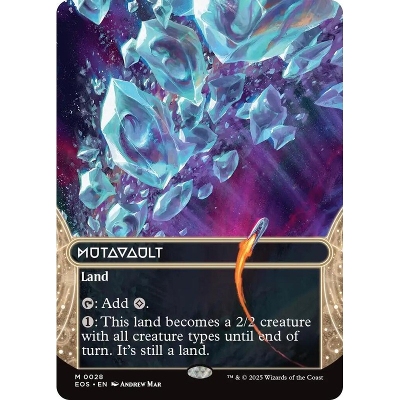 Mutavault (0028) (Borderless) – Edge of Eternities: Stellar Sights #0028