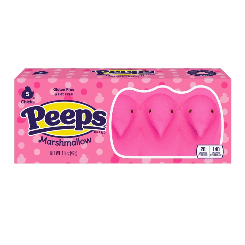 Peeps Pink Chicks 5ct pack