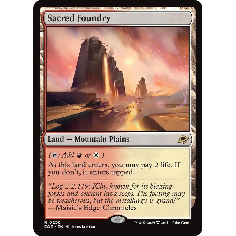 Sacred Foundry – Edge of Eternities #0256