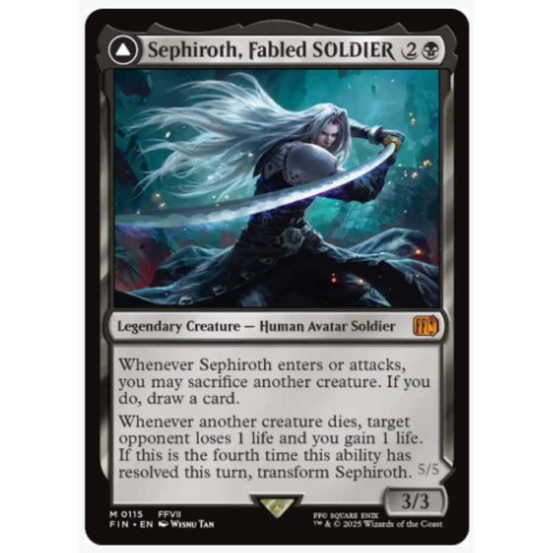 Sephiroth, Fabled SOLDIER – Final Fantasy – #0115