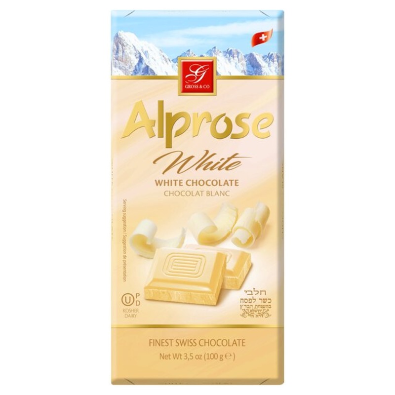 Alprose Swiss White Chocolate 100g