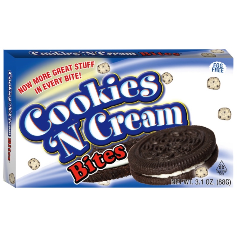 Cookie Dough Bites Cookies ‘N Cream Theatre Box – 3.1oz (88g)