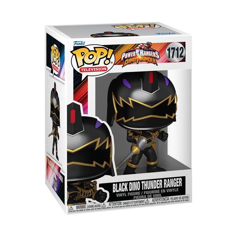 Funko Pop! TV: Power Rangers Dino Thunder – Black Dino Thunder Ranger #1712