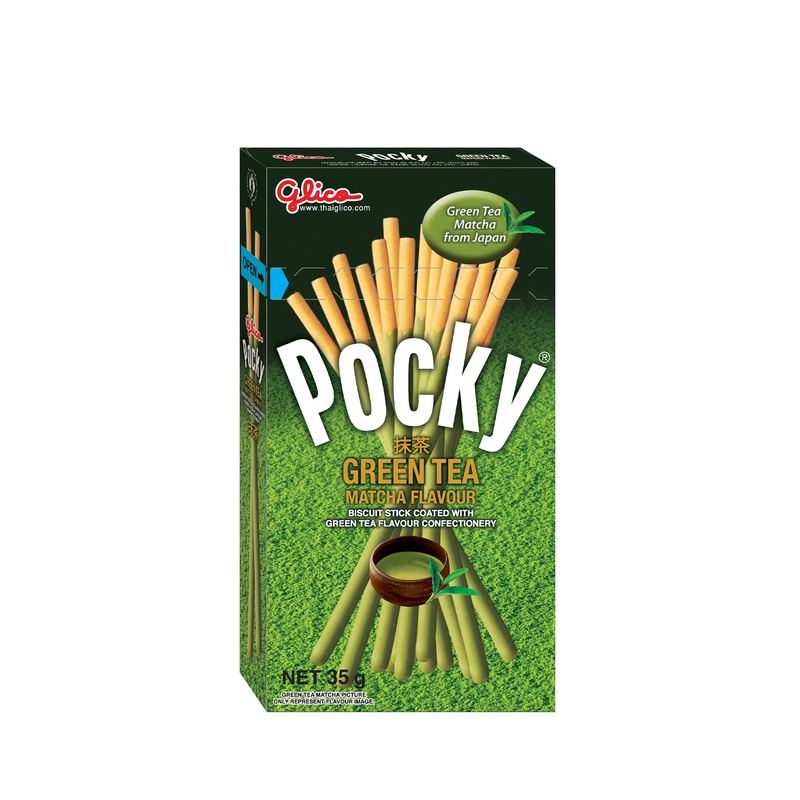 GLICO POCKY GREEN TEA 35G