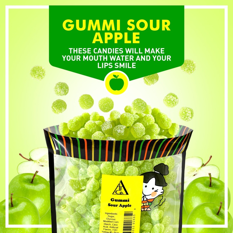 Gummi Sour Apples