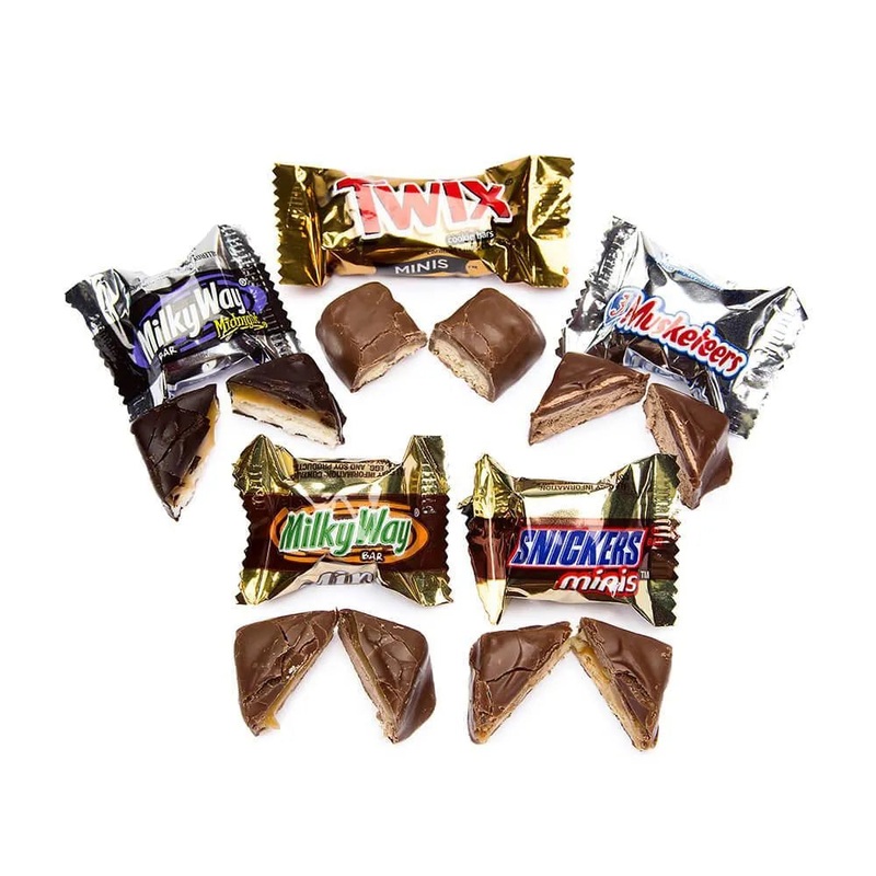 M&M-Mars Minis Chocolate Candy Mix: 800-Piece Case