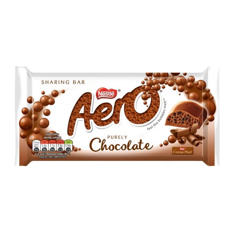 Uk Aero Giant Bar Milk Chocolate 90g X 15 Units