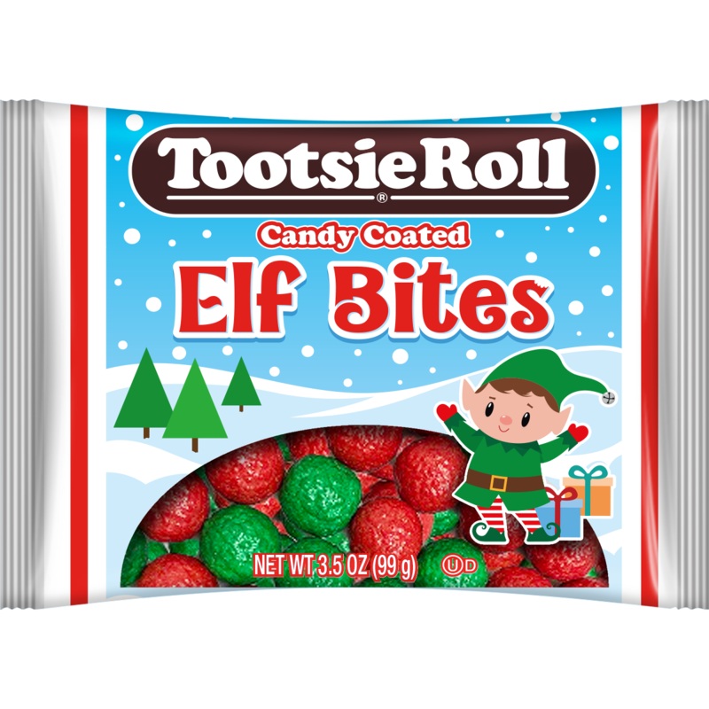 Christmas Tootsie Roll Elf Bites 3.5oz Pack