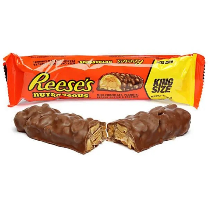 Reese’s Nutrageous King Size Candy Bars: 18-Piece Box