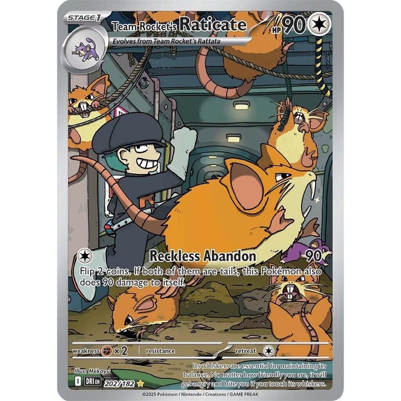 Team Rocket’s Raticate (IR) – Destined Rivals – 202/182