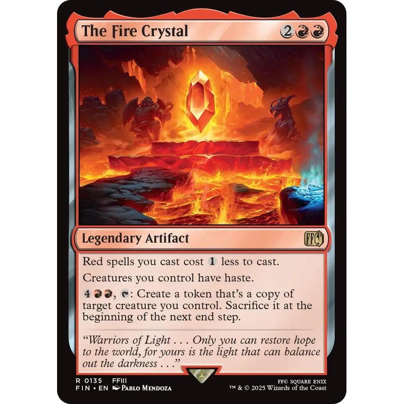 The Fire Crystal (Foil) – FINAL FANTASY #0135