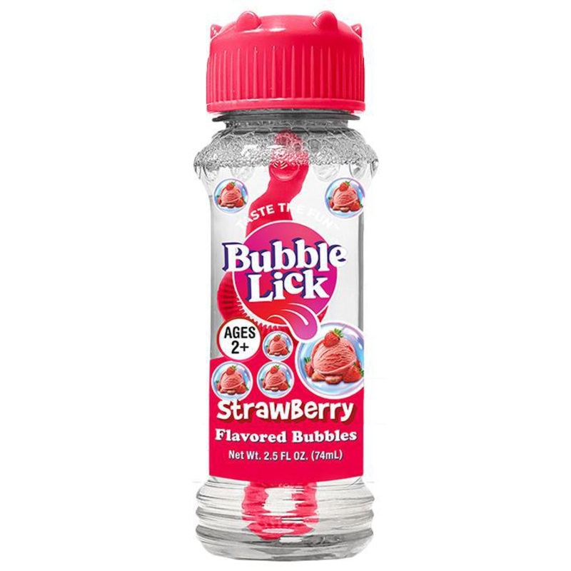 Bubble Lick  Strawberry Ice Cream