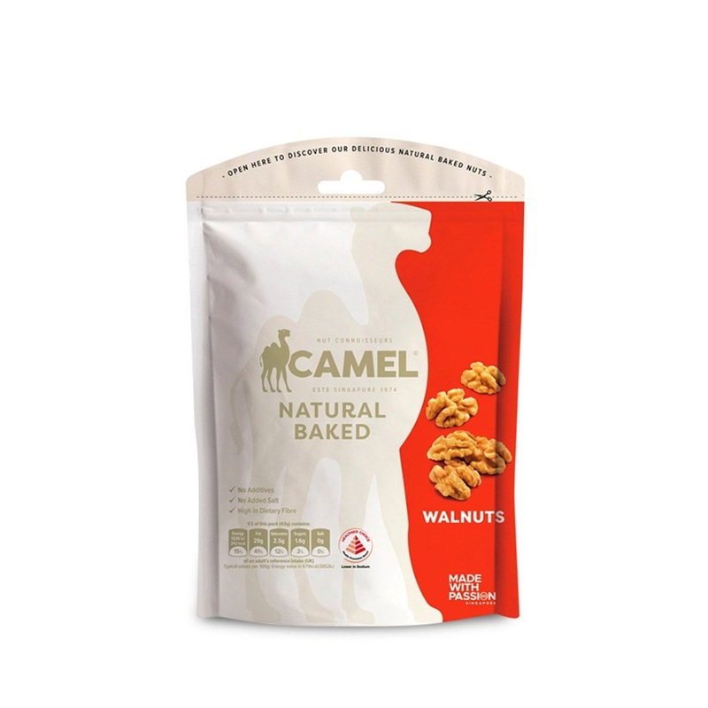 CAMEL NATURAL BAKED WALNUTS 130G UNIT