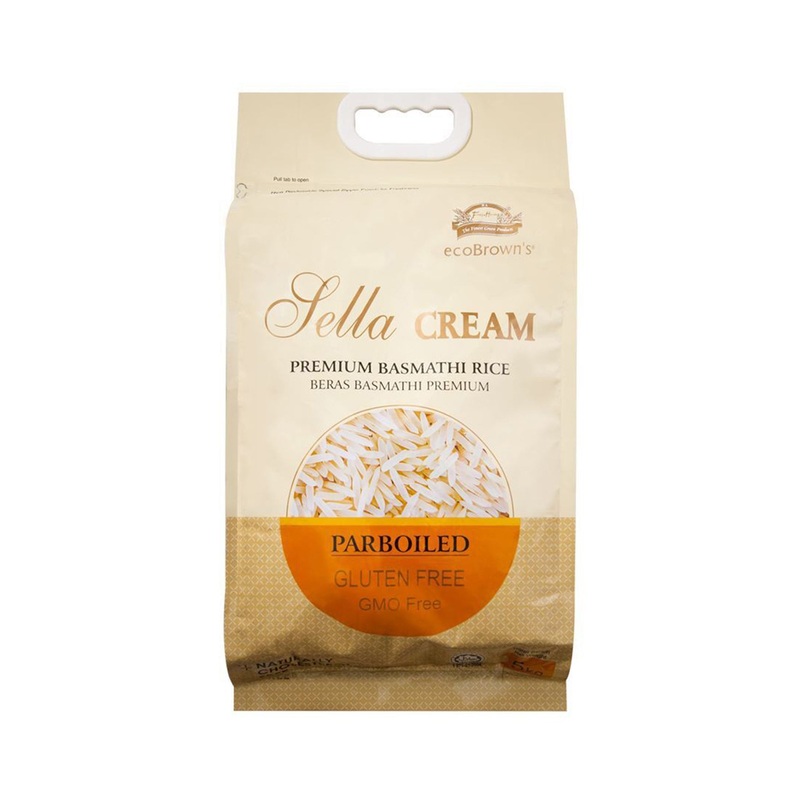 ECOBROWN’S SELLA CREAM PREMIUM BASMATHI 5KG UNIT