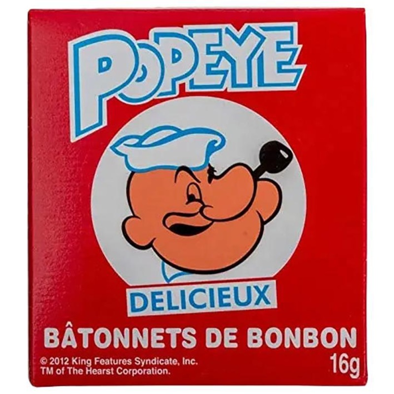 Popeye Candy Sticks