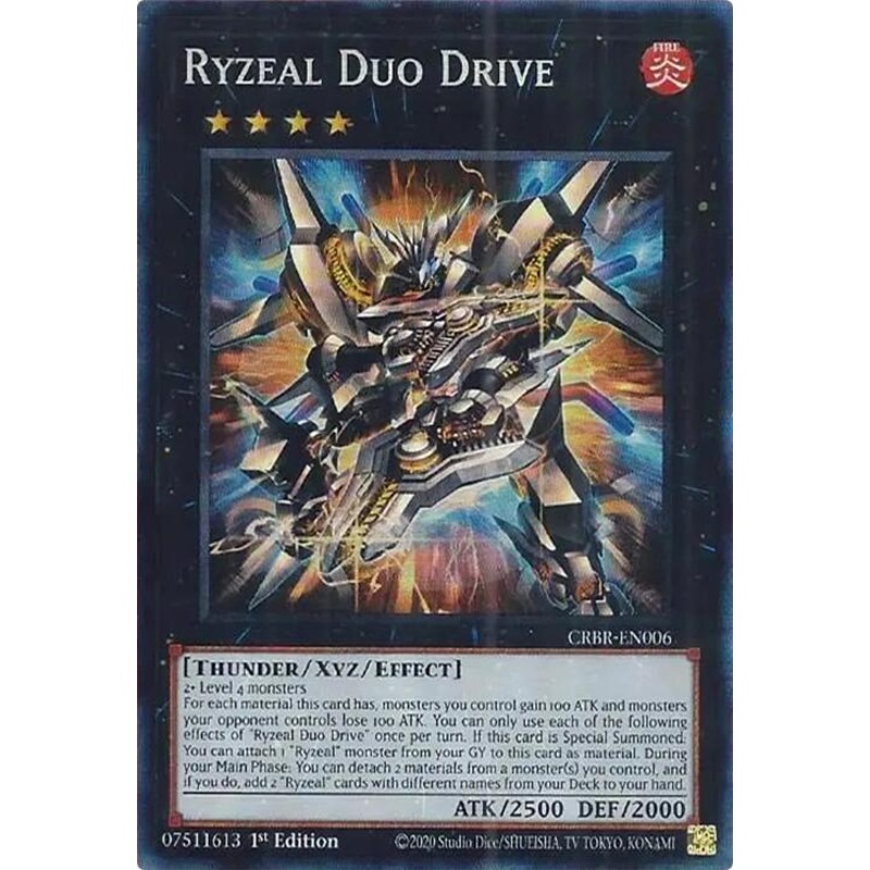 Ryzeal Duo Drive (1st Edition) (CR) – Crossover Breakers – CRBR-EN006