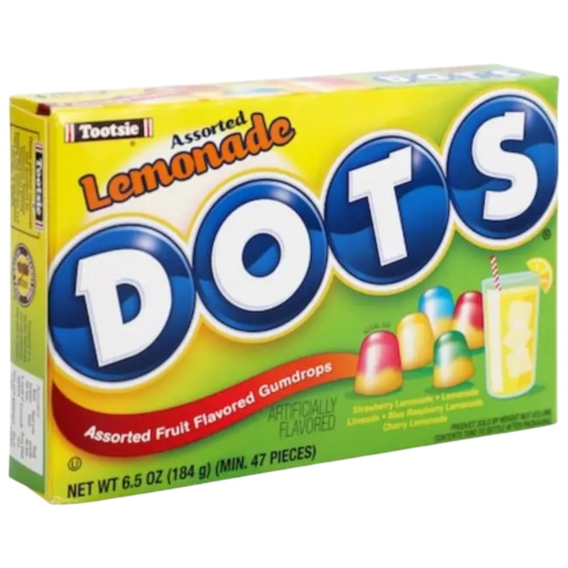 Tootsie Dots Assorted Lemonade Theatre Box – 6.5oz (184g)