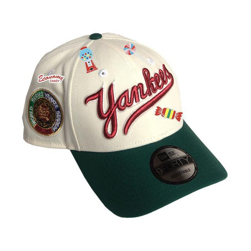 Economy Candy x Yankees 1937 World Series New Era Baseball Cap  With DIY Lollipop Pin Set