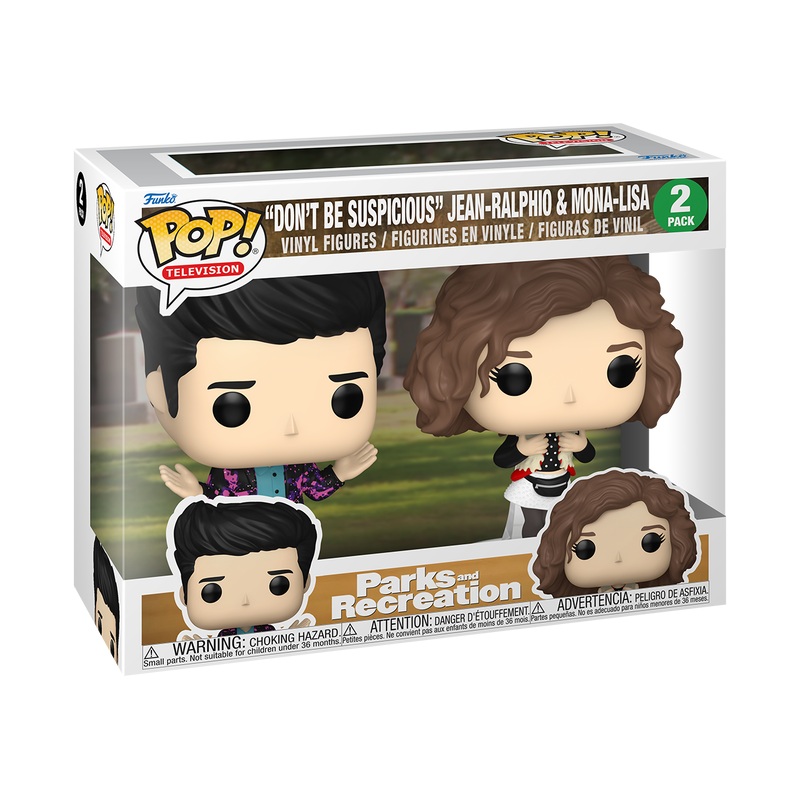 Funko Pop! Parks and Recreation – “Don’t Be Suspicious” Jean-Ralphio and Mona-Lisa (2-Pack)