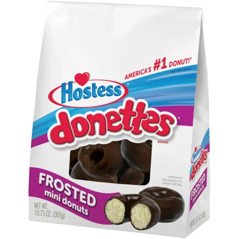 Hostess Chocolate Frosted Donettes Bag – 10.75oz (305g)