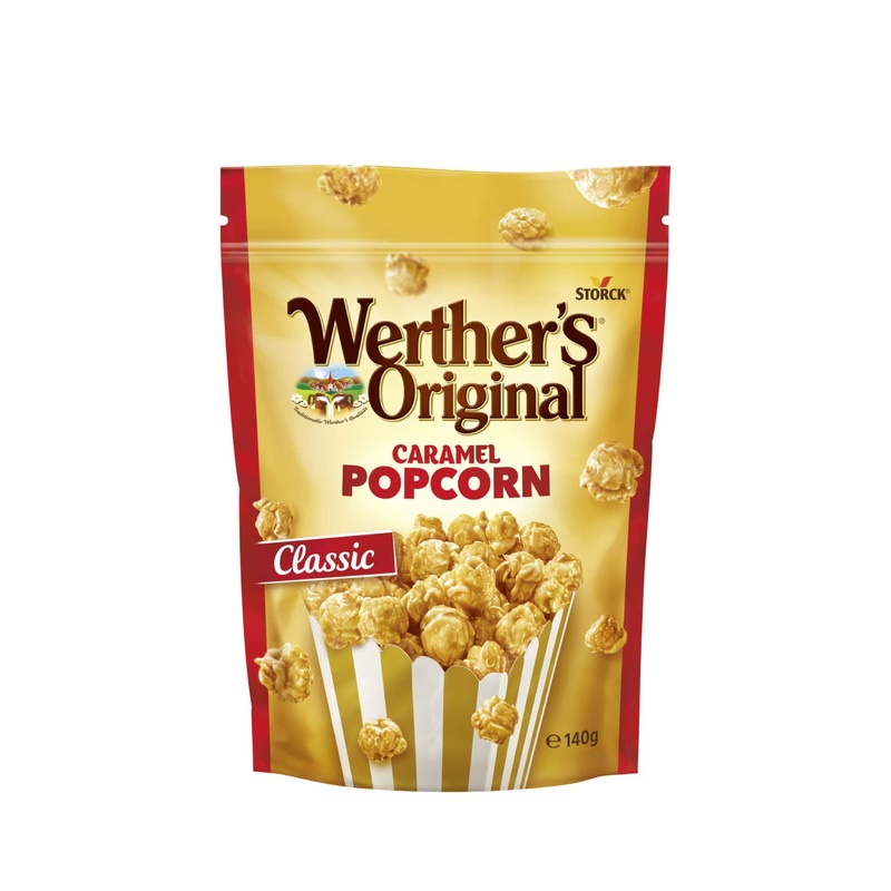 WERTHER’S ORIGINAL CARAMEL POPCORN CLASSIC 140G UNIT