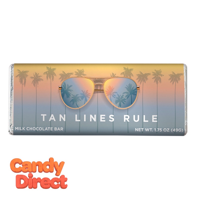 Amusemints Milk Chocolate Tan Lines Rule 1.75oz Bar – 24ct