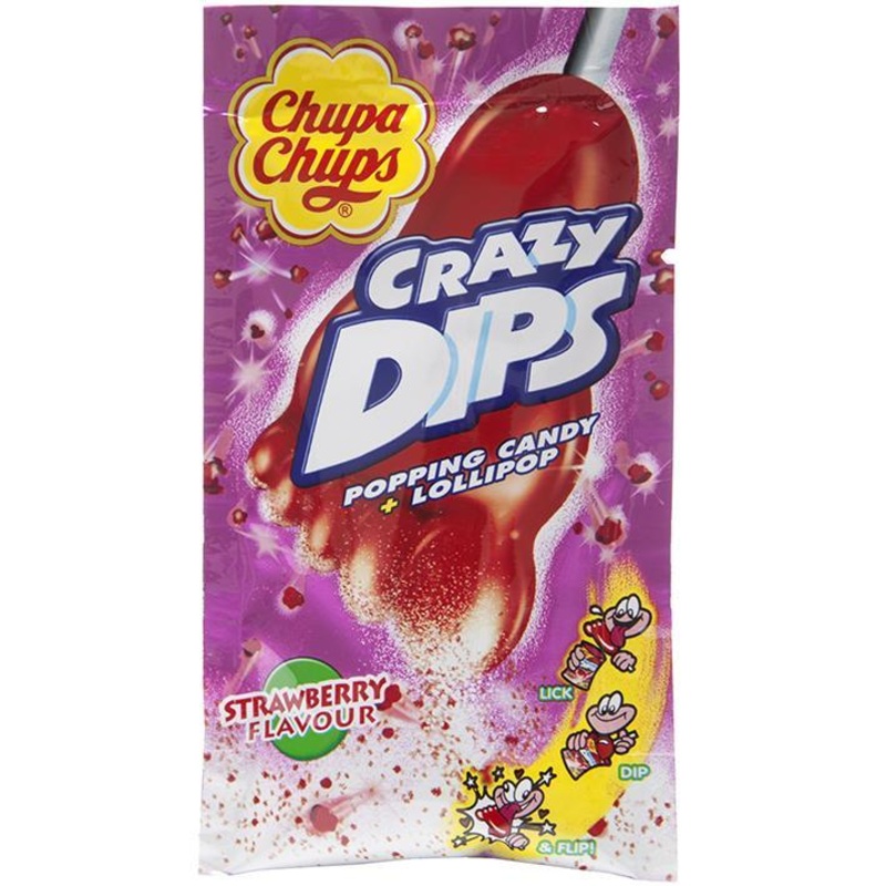 Chupa Chups Crazy Dips  Strawberry