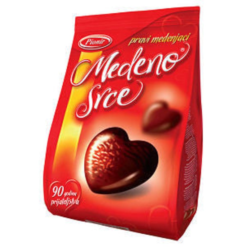 Honey Heart – Chocolate Coated Filled Honey Cakes (pionir) 150g
