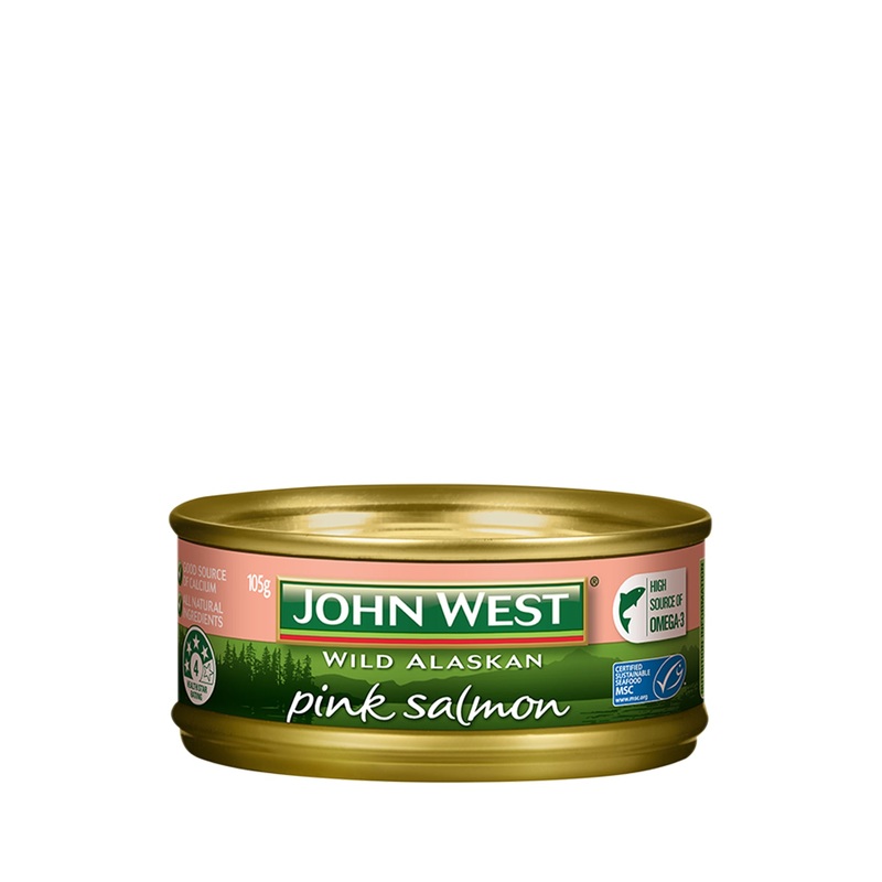 JOHN WEST PINK SALMON 105G UNIT