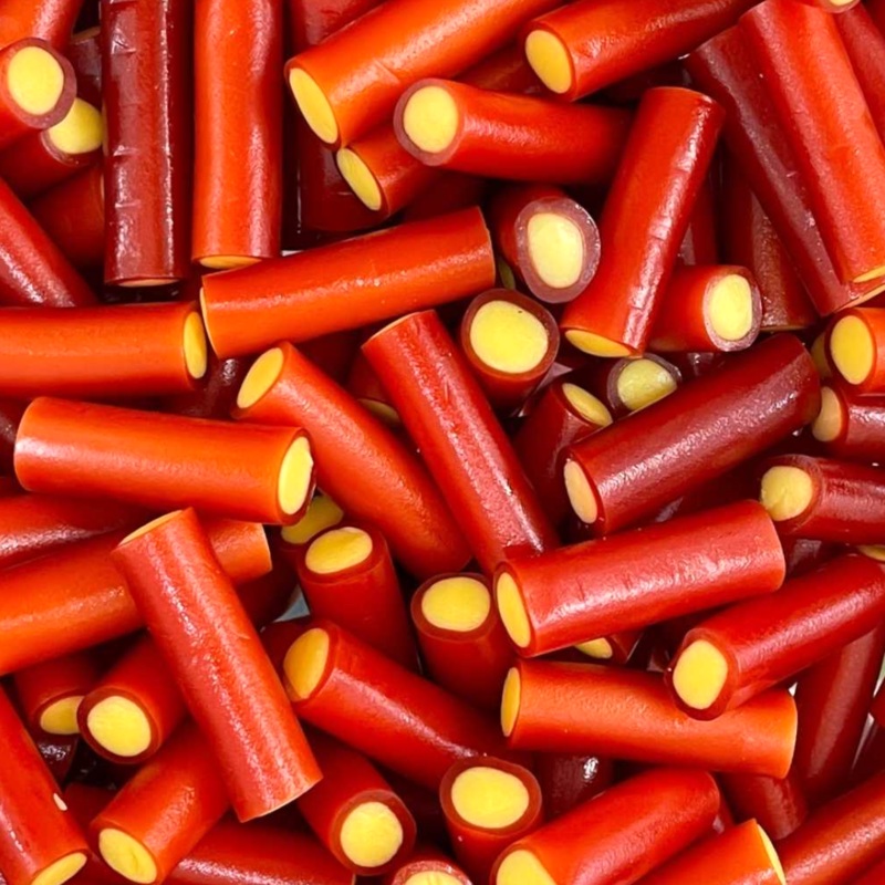Rabarberbitar (Rhubarb Cable Bites) 125g (0.28lb)