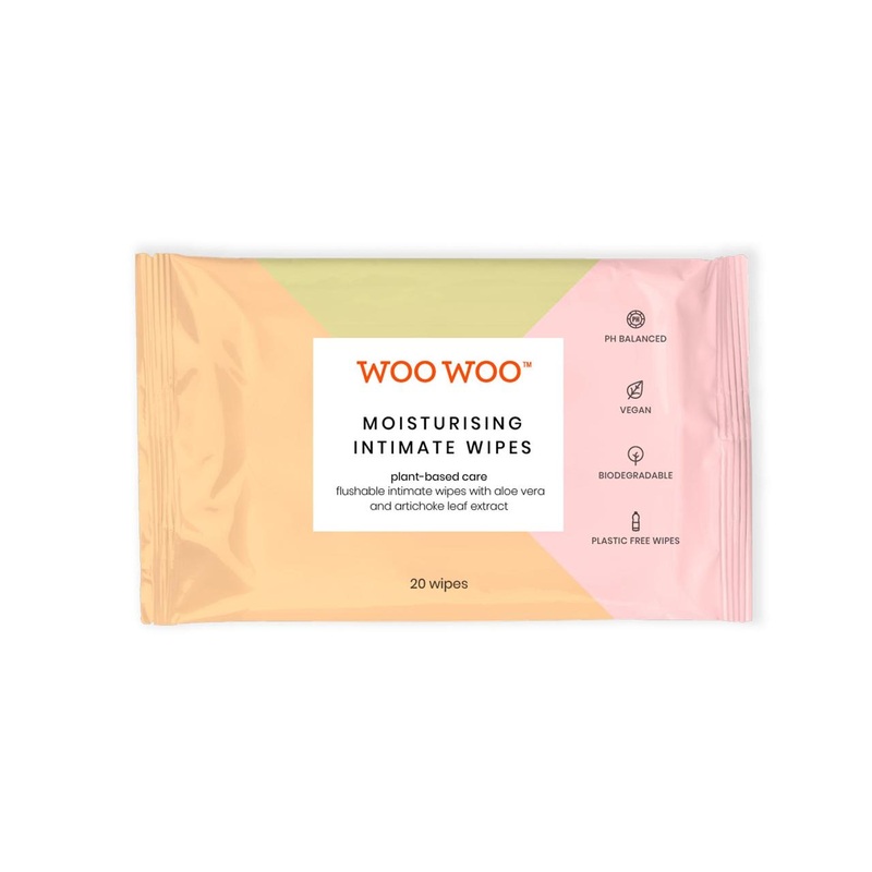 Woo Woo Manifesto Moisturising Intimate Wipes 20 per pack