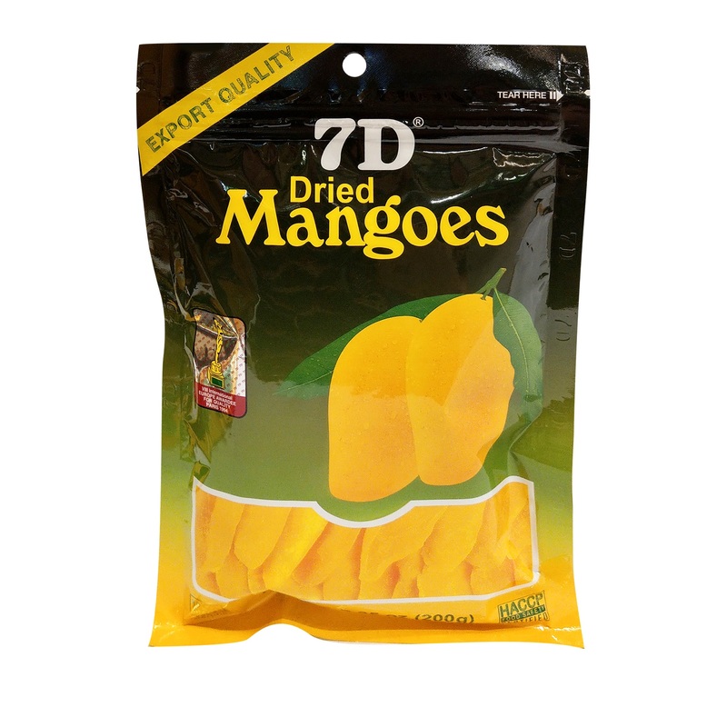 7D DRIED MANGOES 200GM UNIT