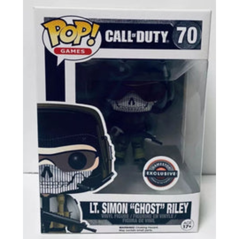 Funko Pop Games: Call of Duty – LT. Simon “Ghost” Riley #70 Gamestop Exclusive