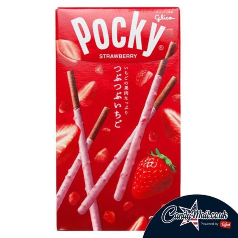 Pocky Chunky Strawberry (Tsubu Tsubu Ichigo)55g