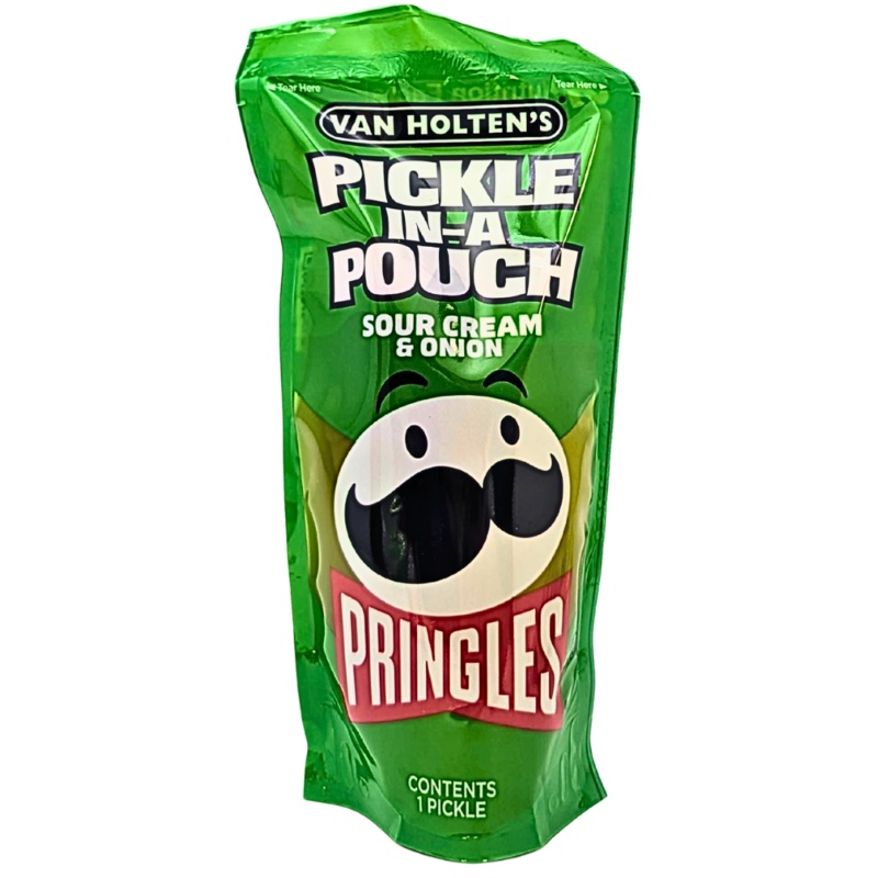 Van Holten’s Pickle in-a Pouch Pringles Sour Cream & Onion