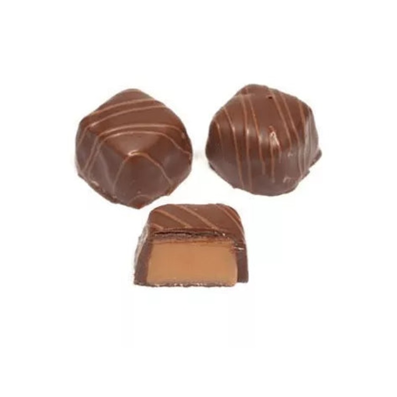 Asher Dark Chocolate Vanilla Caramels With Milk String 6lb