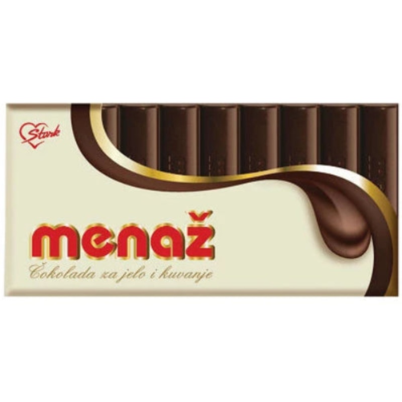 Menaz Cooking Chocolate (Stark) 200 g
