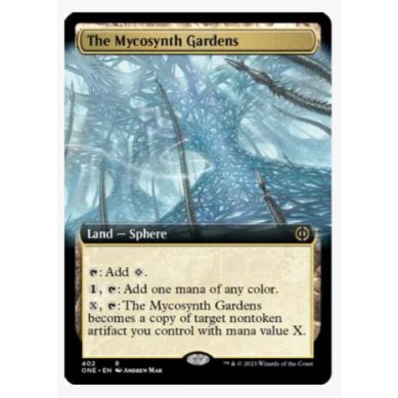 The Mycosynth Gardens (Extended Art) (Foil) – Phyrexia: All Will Be One – #402