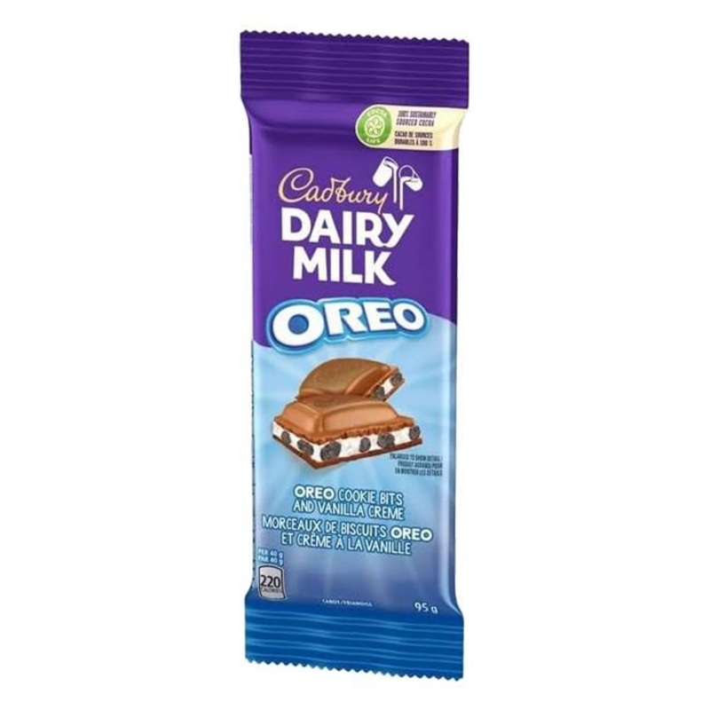 Cadbury Dairy Milk  Oreo Cookie Bits & Creme  95g Bar