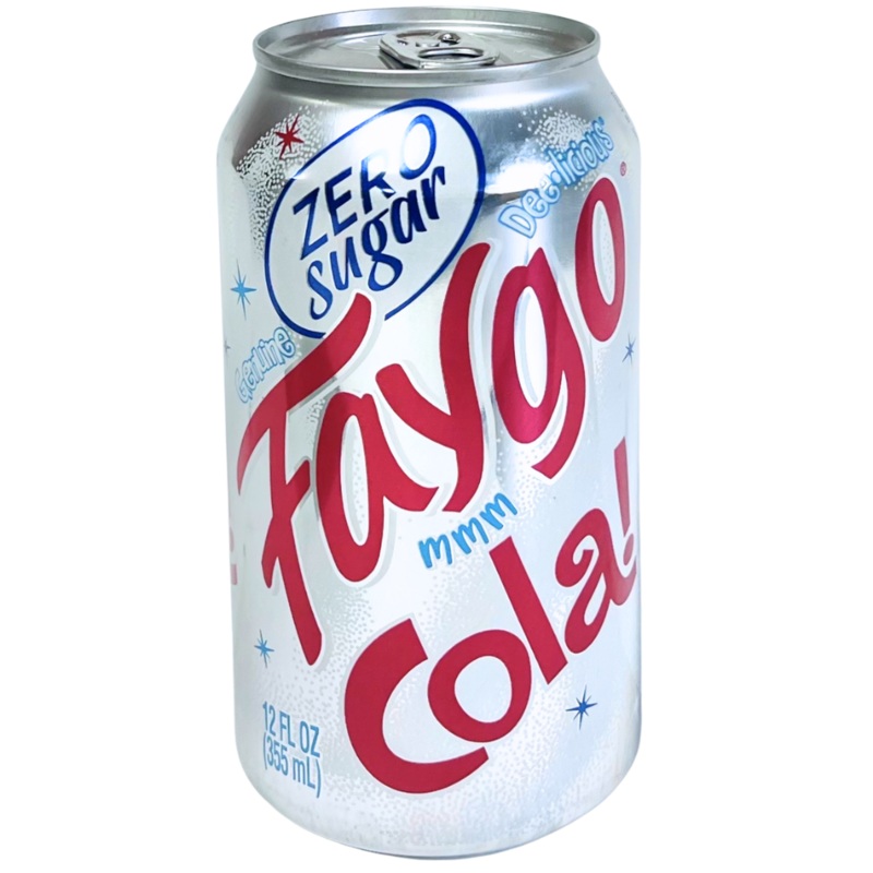 Faygo Zero Sugar Cola Pop 12oz