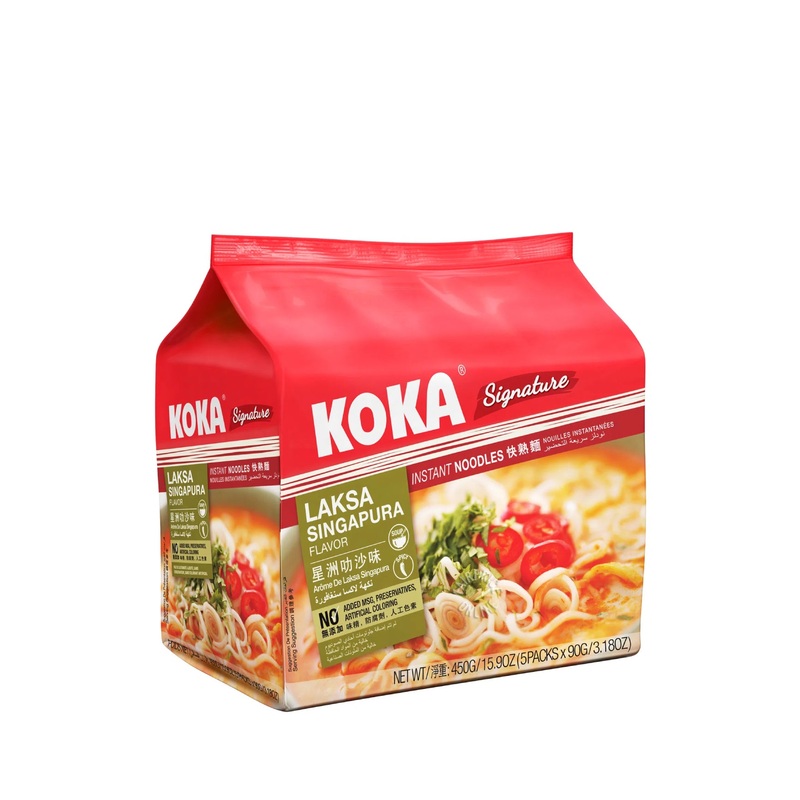 KOKA INST NOODLE LAKSA SINGAPORE 5SX85GM