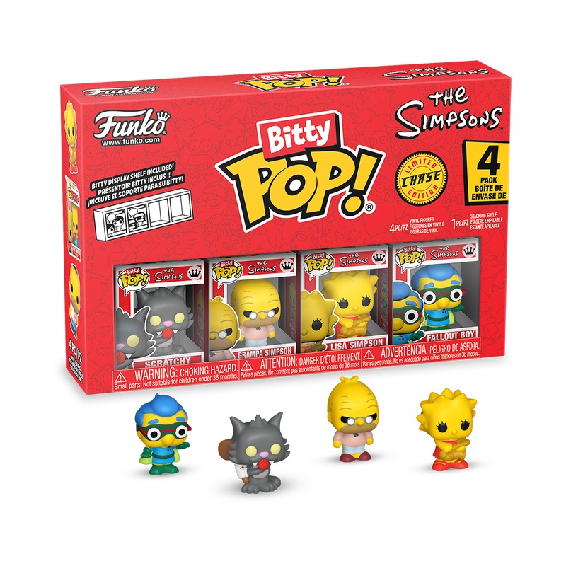 Funko Pop! Bitty Pops: The Simpsons – Scratchy 4pk